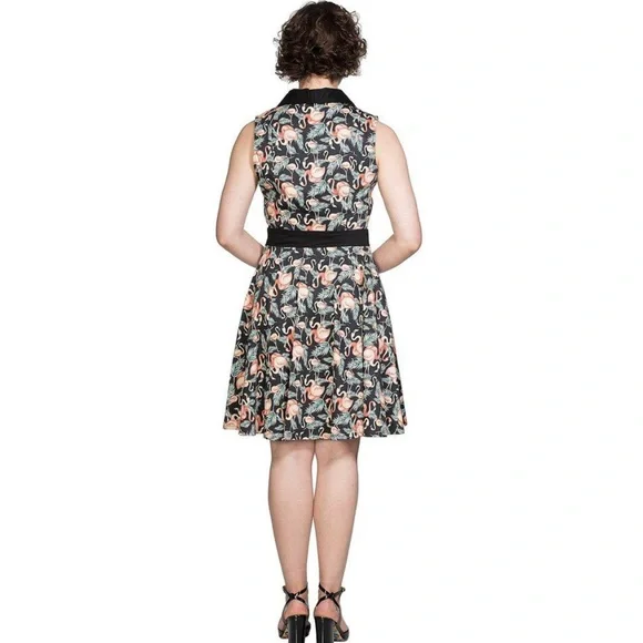 Flamingo Tropical Dress by Banned Retro - Picture 5 of 8